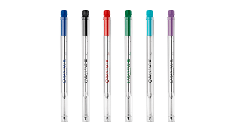 Recharges Goliath Caran d'Ache en six couleurs