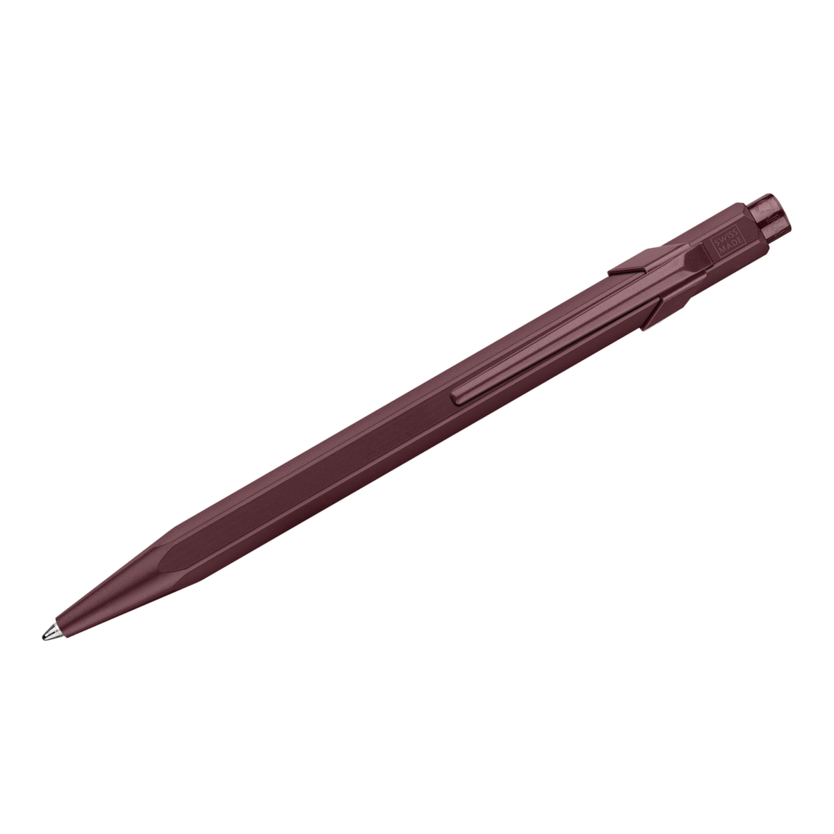 Stylo bille Caran d'Ache 849 Toile de Jouy – Bordeaux