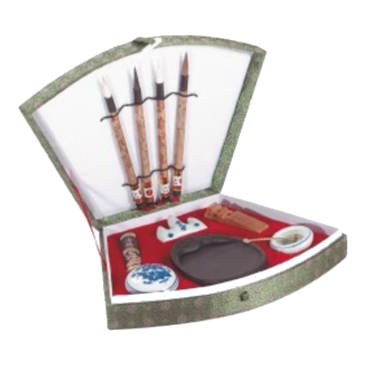 Coffret brocart de calligraphie