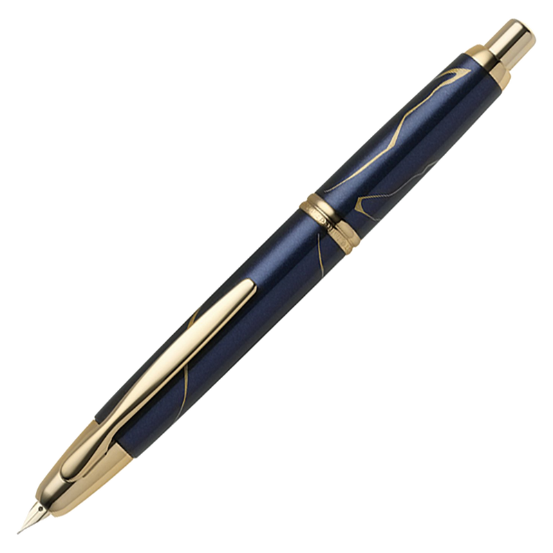 Stylo plume Pilot Capless Édition limitée 2026 Golden Journey, plume sortie