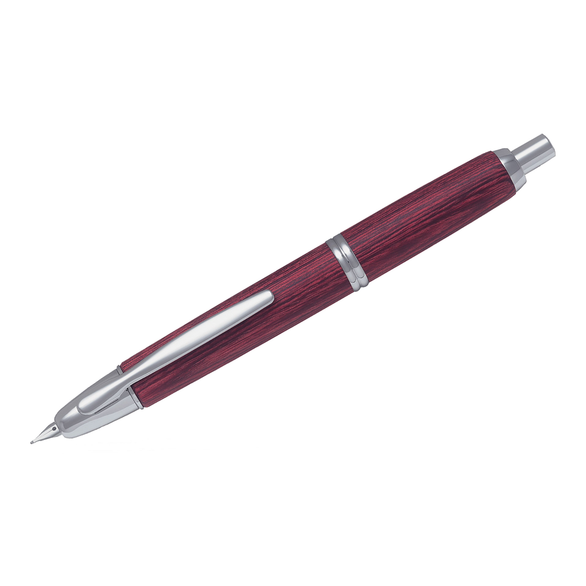 Stylo plume Pilot Capless Bois de bouleau – Rouge