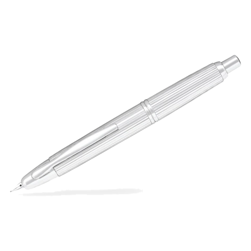 Stylo plume Pilot Capless Stripe – Argent