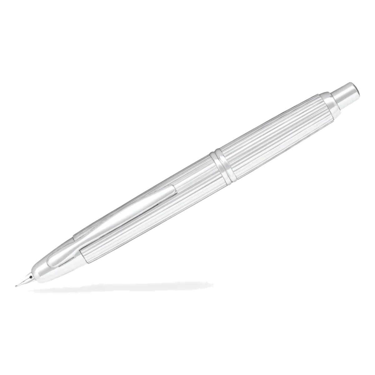 Stylo plume Pilot Capless Stripe – Argent