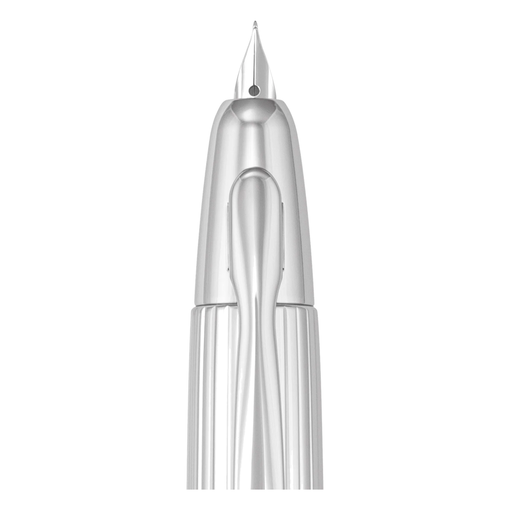 Pilot Capless Stripe – plume rétractable en or 18 carats rhodié