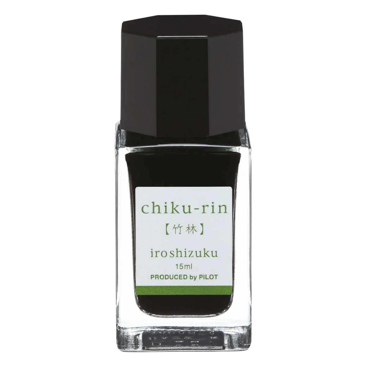 Encre Iroshizuku Chiku-rin – Vert bambou – mini flacon 15 ml