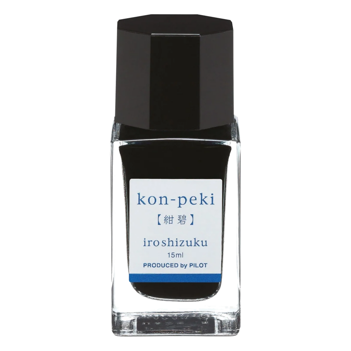 Encre Iroshizuku Kon-peki – Bleu azur – mini flacon 15 ml