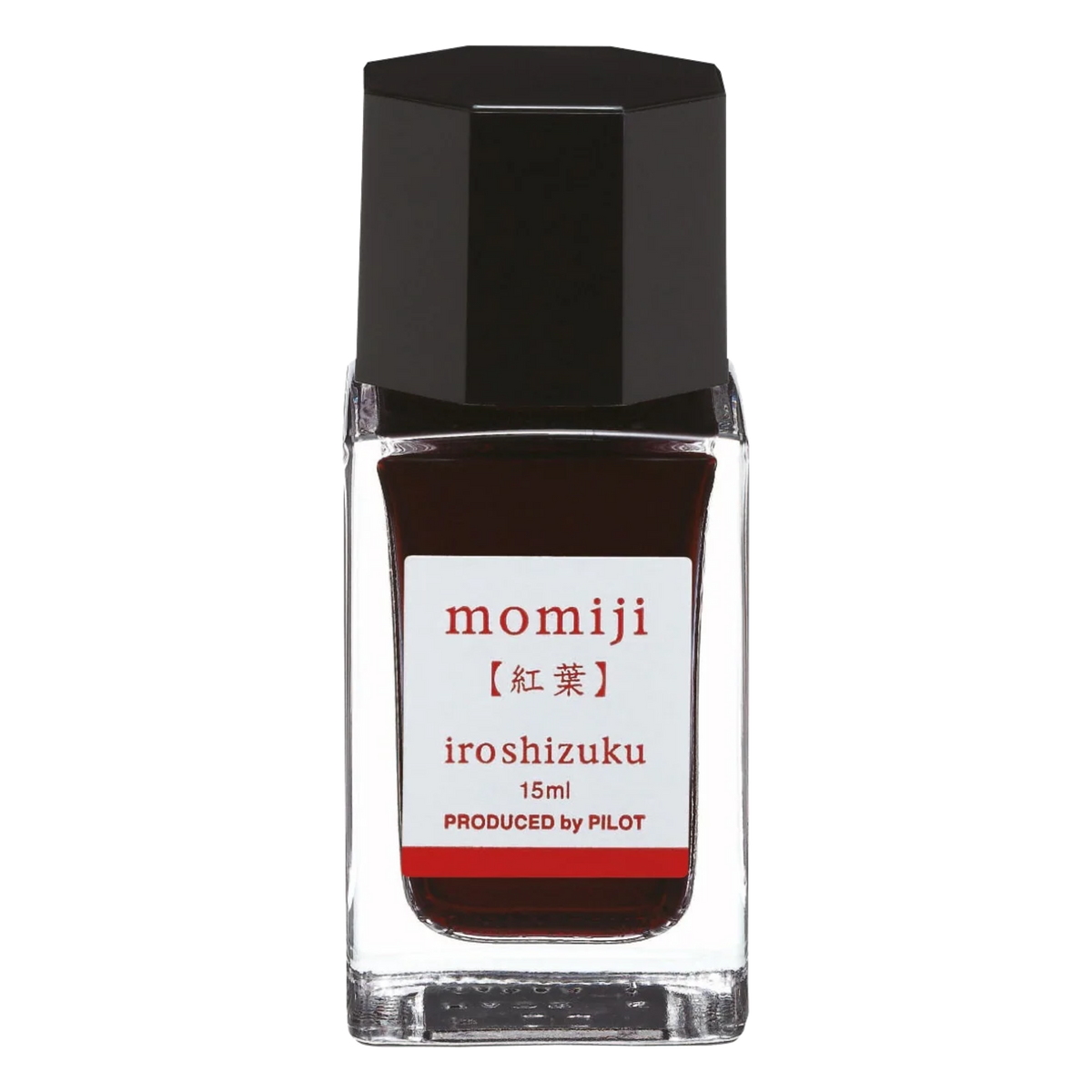 Encre Iroshizuku Momiji – Rouge érable – mini flacon 15 ml