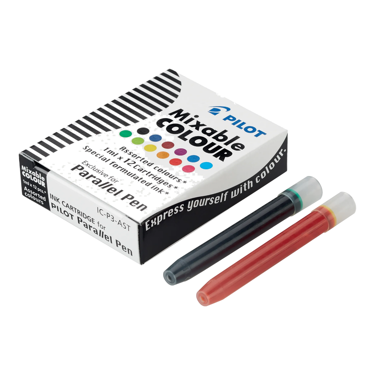 Cartouches Parallel Pen – 12 couleurs